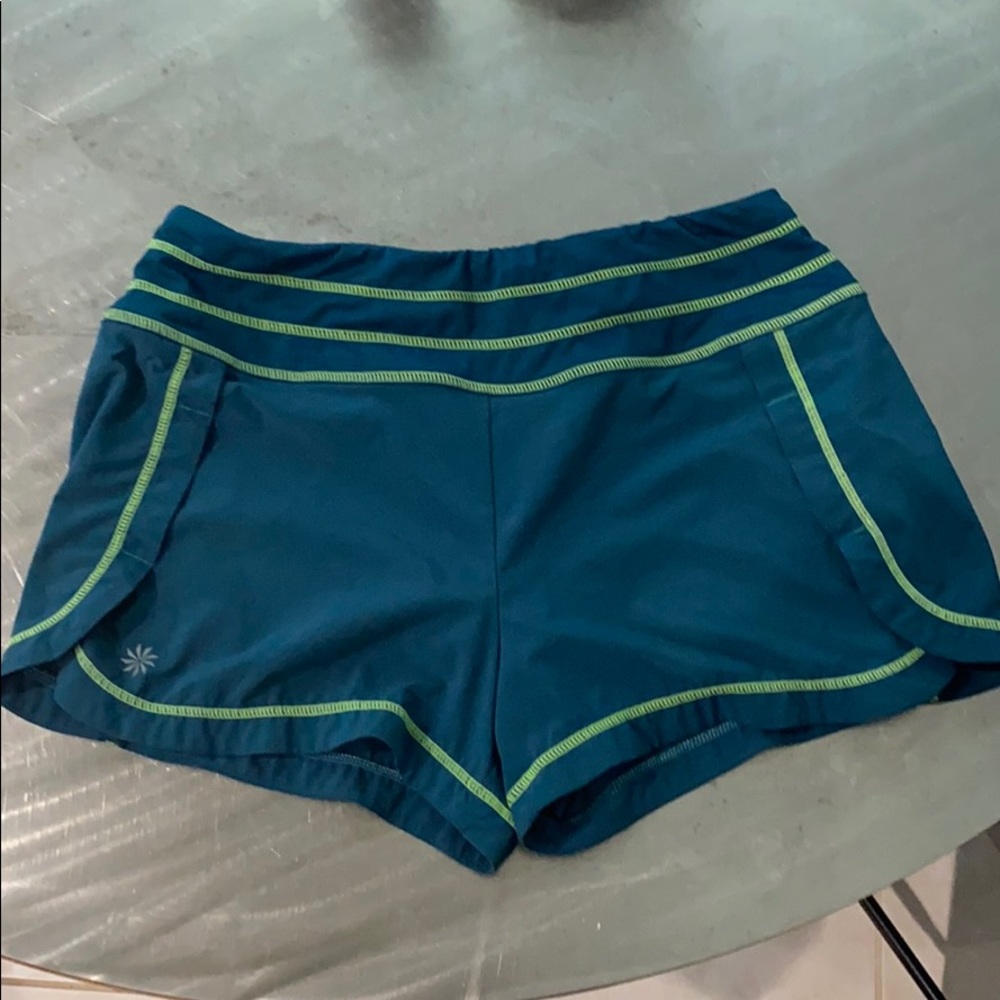 Teal Athleta Shorts